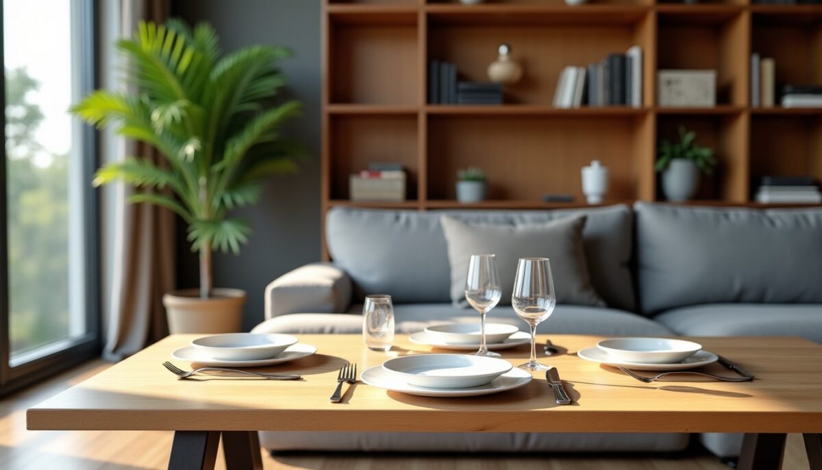 Surface de repas depuis le canapé : gain d&rsquo;espace et confort au quotidien
